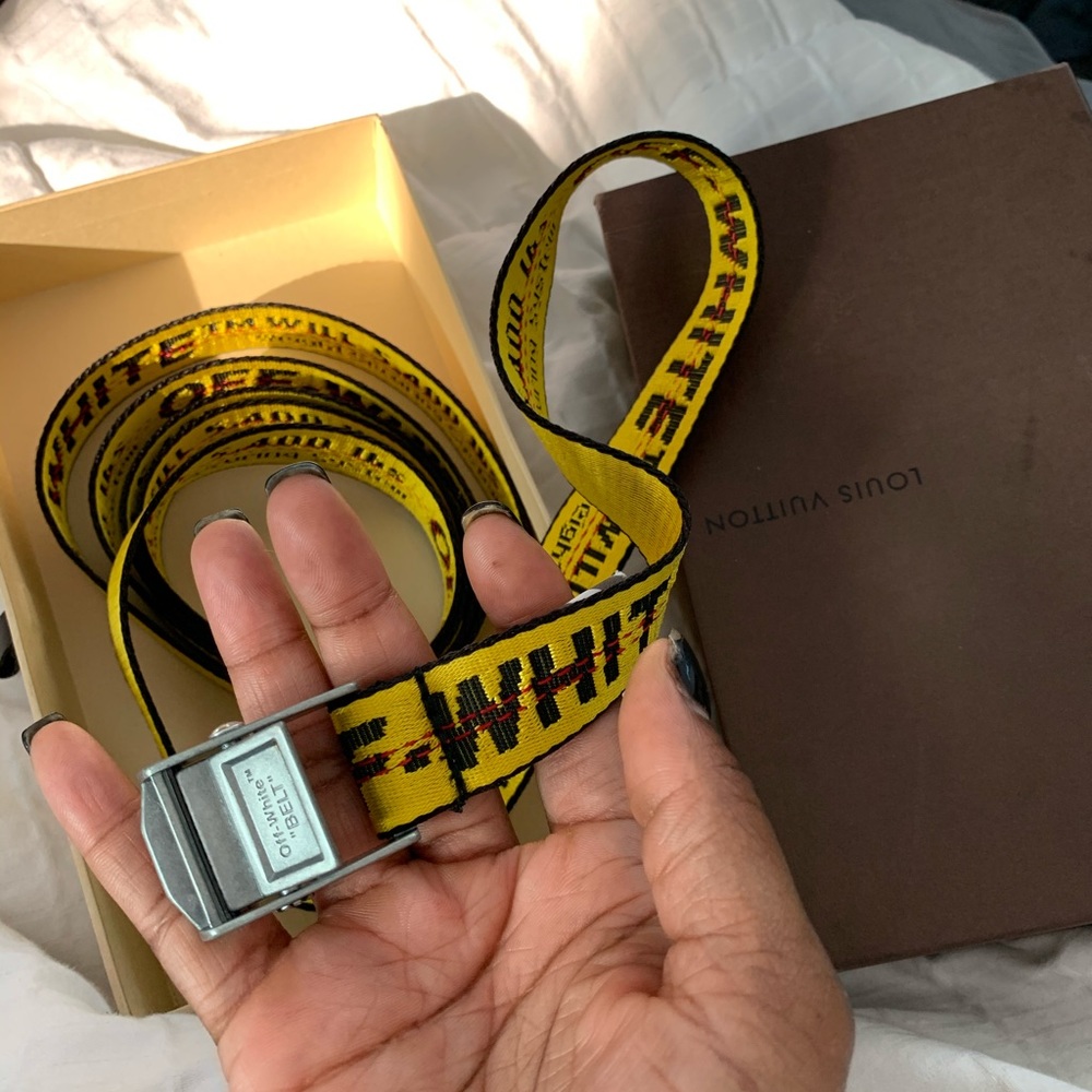 Authentic off white mini belt